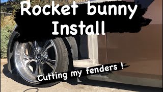 Rocket bunny flares install on my 350z [upl. by Lednam]