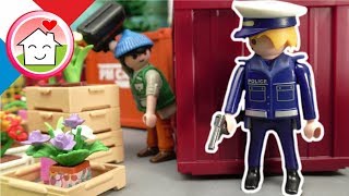 Playmobil police en francais Commissaire Overbeck  Mega Pack La famille Hauser [upl. by Hedi]