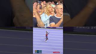 Family Reaction Watching Jaydin Blackwell Winning the 400m T38 Event 🥇🤩 [upl. by Seiden]