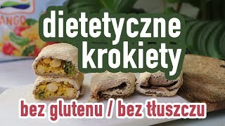 BEZGLUTENOWE KROKIETY  dietetyczne roślinne bez tłuszczu pieczone [upl. by Matthei]