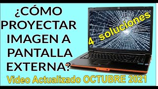 Como UTILIZAR una LAPTOP con la PANTALLA ROTA [upl. by Robinetta]