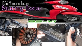 yamaha fascino starting problem [upl. by Nolyarg]