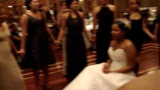 Zeta Phi Beta song at Mullen wedding [upl. by Staw]