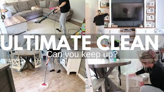 ULTIMATE CLEAN with ME Can You Keep Up With Me  Whole House Clean With Me  2024 [upl. by Golliner794]