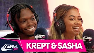 Krept amp Sasha Ellese Talk Nalas Baby amp Reveal Whos The Bossiest  Capital XTRA [upl. by Nanni686]