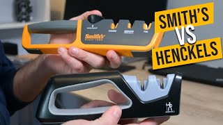 Smiths VS Henckels Portable Knife Sharpener Review [upl. by Toney]