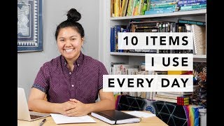 10 Things I Use Everyday With My Passion Planner [upl. by Gader]