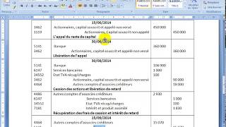 Comptabilité des sociétés S4 partie 24 quot exercice 5 cas dactionnaire défaillant quot [upl. by Nykal]