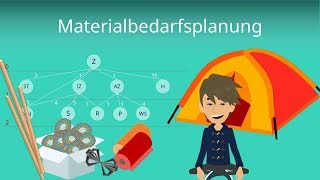 Materialbedarfsplanung  Bedarfsermittlung Erzeugnisstruktur durch Baukastenstückliste erfassen [upl. by Airel]