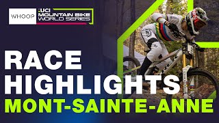 RACE HIGHLIGHTS  Elite Men  MontSainteAnne UCI Downhill World Cup Final [upl. by Neehs]