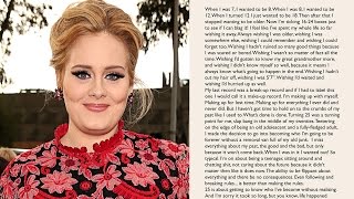 Adele Apologizes For Album Delay In Open Letter amp Reveals More About quot25quot [upl. by Aelaza]