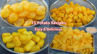 15 Amazing Potato Recipes Collections Cheap and Delicious Potato snacks you can cook EVERYDAY [upl. by Eila]