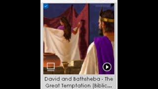 David and Bathsheba The Great Temptation Biblical Stories Explained [upl. by Eittam]