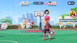 Nintendo Switch Sports バスケSランク相手にラブゲーム [upl. by Aivil]