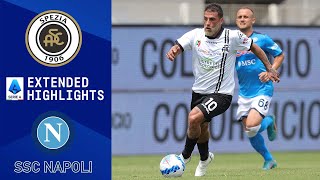 Spezia vs Napoli Extended Highlights  Serie A  CBS Sports Golazo [upl. by Faustine]