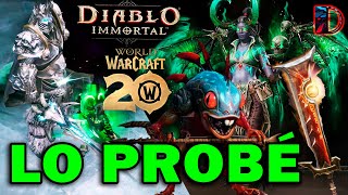 Diablo Inmortal x WOW Adelanto de TODO [upl. by Suoivatram546]