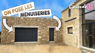 ON POSE LES MENUISERIES  EP48  rénovation grange [upl. by Atteuqcaj363]