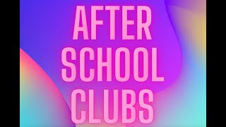 Gunston After School Clubs 20232024 [upl. by Caras]