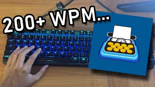 satisfying 200 wpm typeracer maintrack compilation 2 [upl. by Dymoke]