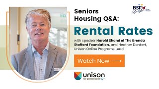 Seniors Housing QampA Rental Rates Live presentation recording [upl. by Ahsiekit212]