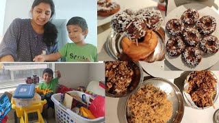 வெள்ளி காலை 7 மணி முதல் இரவு 9 மணி வரை  Ambur style Chicken Biriyani  Choco Donut Recipe [upl. by Eelnodnarb]