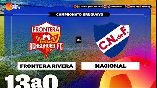 13a0  Frontera River vs Nacional  Copa AUF Uruguay  2592024 [upl. by Yromem]