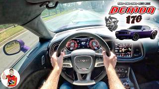 Its Here First Drive in My 2023 Dodge Demon 170 POV [upl. by Godrich]