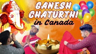 Ganpati Bappa Morya❤️🪔canada bhakti viralvideo festival indian vlog trending shorts yt joy [upl. by Dronski577]