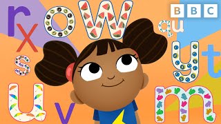 Learn the Alphabet Letter Sounds with Yakka Dee  Part 2 MZ  ABC Phonics  CBeebies phonics [upl. by Meda]