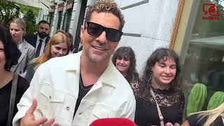 David Bisbal sobre la vuelta de OT con Chenoa quotNo tengo opiniónquot [upl. by Melvena]