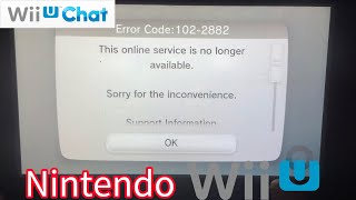 Nintendo Wii U Error Code 1022882 [upl. by Rima]