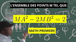 Correction dexercice  Barycentres et Lignes de Niveau [upl. by Saleme]