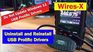 Do Not Update Windows 11 PL2303 Prolific USB Drivers  How to Uninstall Windows 11 Prolific Drivers [upl. by Jessica702]