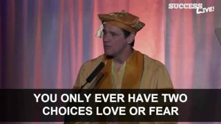 Jim Carreys Epic Graduation Speech  You Only Have Two Choices LOVE OR FEAR  Motivational [upl. by Aret82]