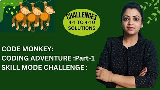 Mastering Text Coding Skills Code Monkey 41 to 410  Poonam Tiwari [upl. by Eissak]