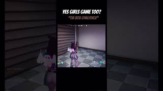 I Gotta Win Because I Got Jumped Box Challenge fortnite shorts viralvideo girlgamer [upl. by Hailey551]