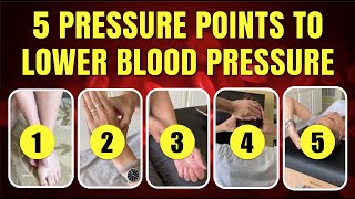 5 Pressure Points to Lower Blood Pressure Instantly [upl. by Auston]