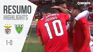 Highlights  Resumo Benfica 10 Tondela Liga 1819 27 [upl. by Phenice]