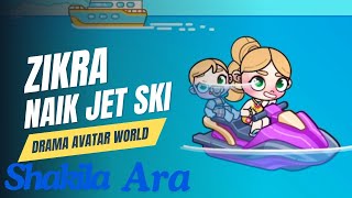 ZIA BAWA ZIKRA NAIK JET SKI  DRAMA AVATAR WORLD [upl. by Westfall107]