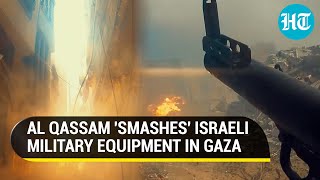 Al Qassam Sharpshooter Attacks IDF Soldier Israeli Armoured Vehicles Ripped Into Pieces [upl. by Nhaj690]