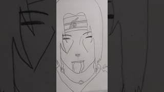 Itachi die drawing 🥺 anime itachi drawing virlvideo [upl. by Aicenert]