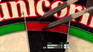 PDC European Championship 2014  Final  van Gerwen VS Jenkins [upl. by Kirshbaum71]