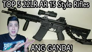 PINAKA MAGANDANG 22LR AR15 STYLE RIFLES  TOP 5 22LR AR15 [upl. by Guglielma]