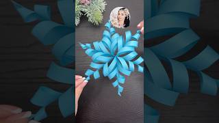 WoW ❄️ Easy Paper Christmas Decorations 2024 Snowflake [upl. by Adamsun846]