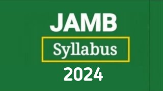 Jamb Syllabus 2024 All Free [upl. by Assennav]