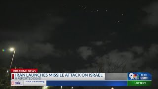 Iran fires dozens of missiles into Israel [upl. by Stila358]