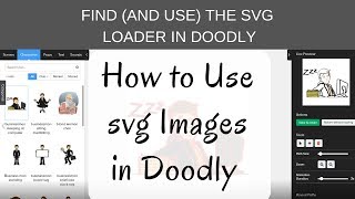 How to Use SVG Images in Doodly [upl. by Eatton]