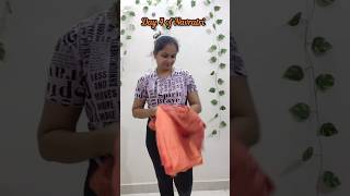 GRWM for day 4 of Navratri 🧡 orange day4 navratri festival like subscribe [upl. by Hughmanick]