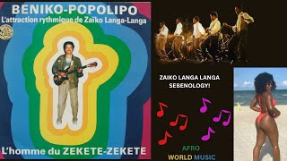 ZAIKO LANGA LANGA amp BENIKO POPOLIPO  80s MUSIC Congo 80s Soukous Guitar Sebene World Music [upl. by Eberhart]