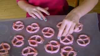 How To Easy Chocolate Covered Pretzels [upl. by Inajna]